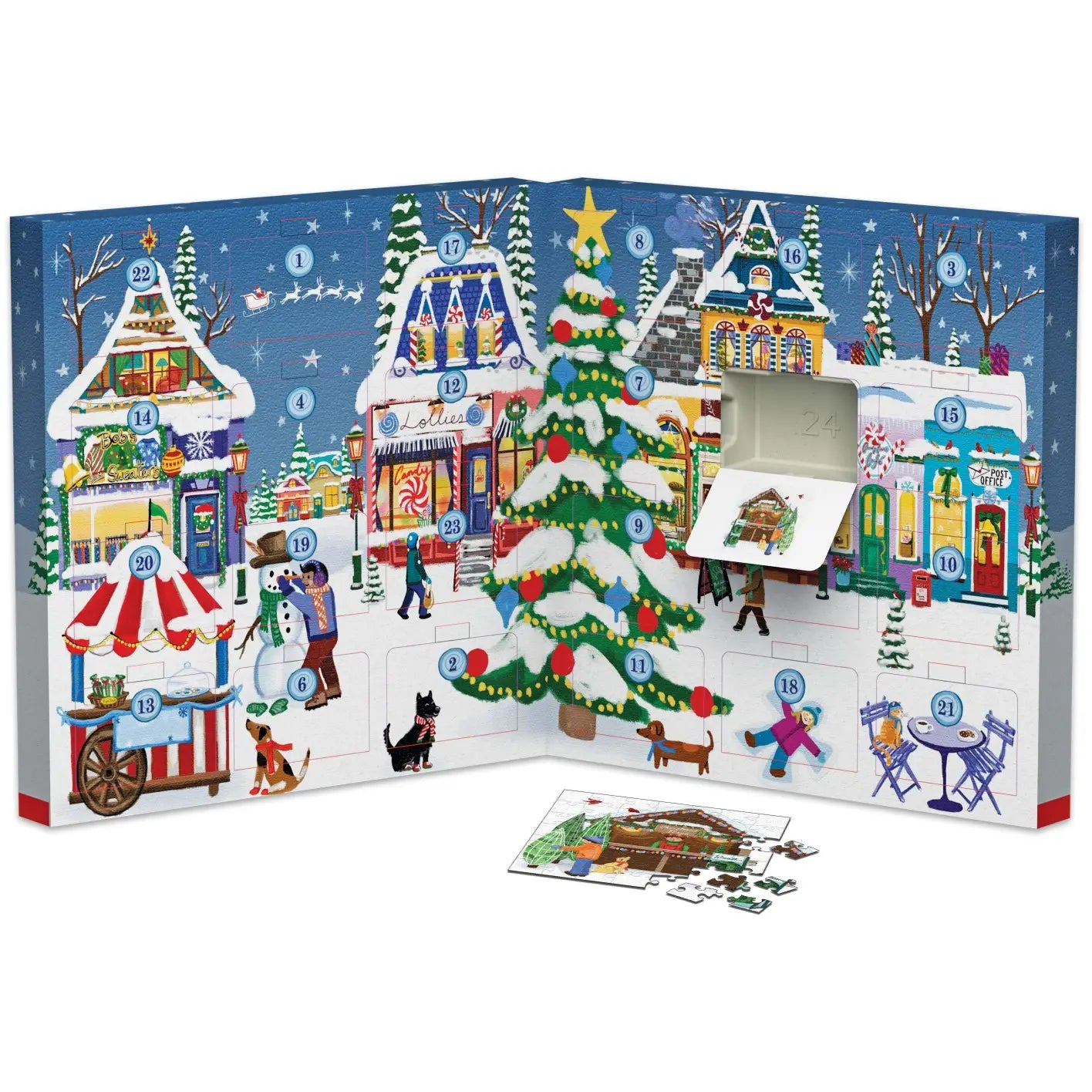 Christmas Town Fair Advent Calendar