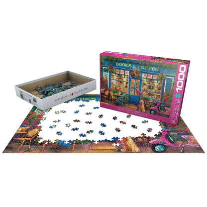 Books & Coffee 1000 Piece Puzzle