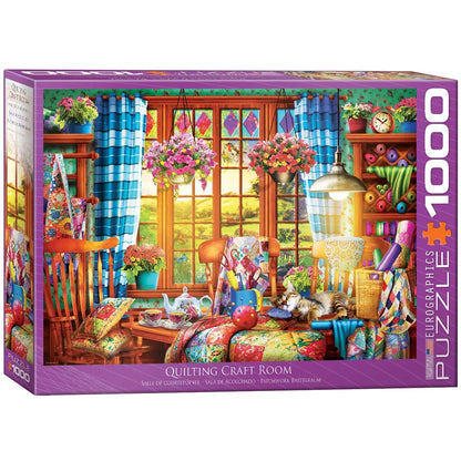 Quilting Craft Room 1000 Piece Puzzle