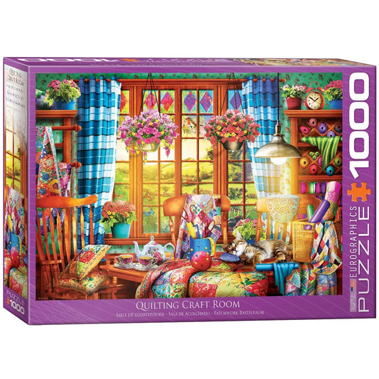 Quilting Craft Room 1000 Piece Puzzle