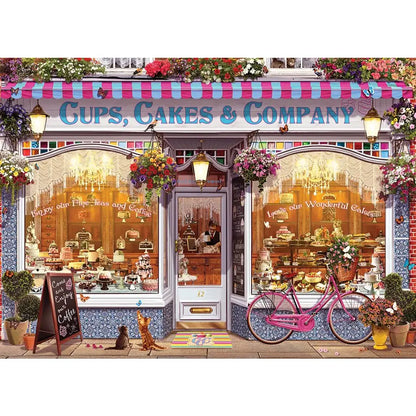 Cups, Cakes & Company 1000 Piece Puzzle