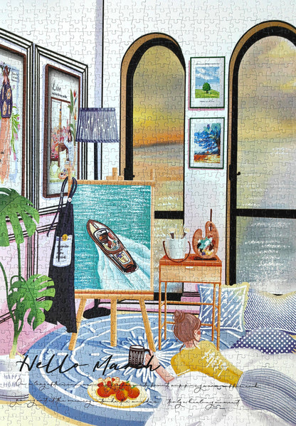 Sunset Sea 1000 Piece Jigsaw Puzzle