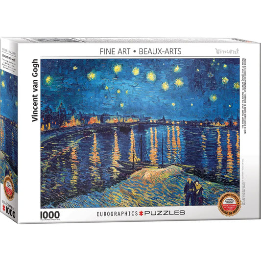 The Starry Night Over the Rhone 1000 Puzzle