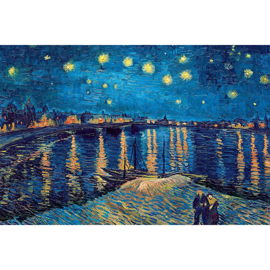 The Starry Night Over the Rhone 1000 Puzzle