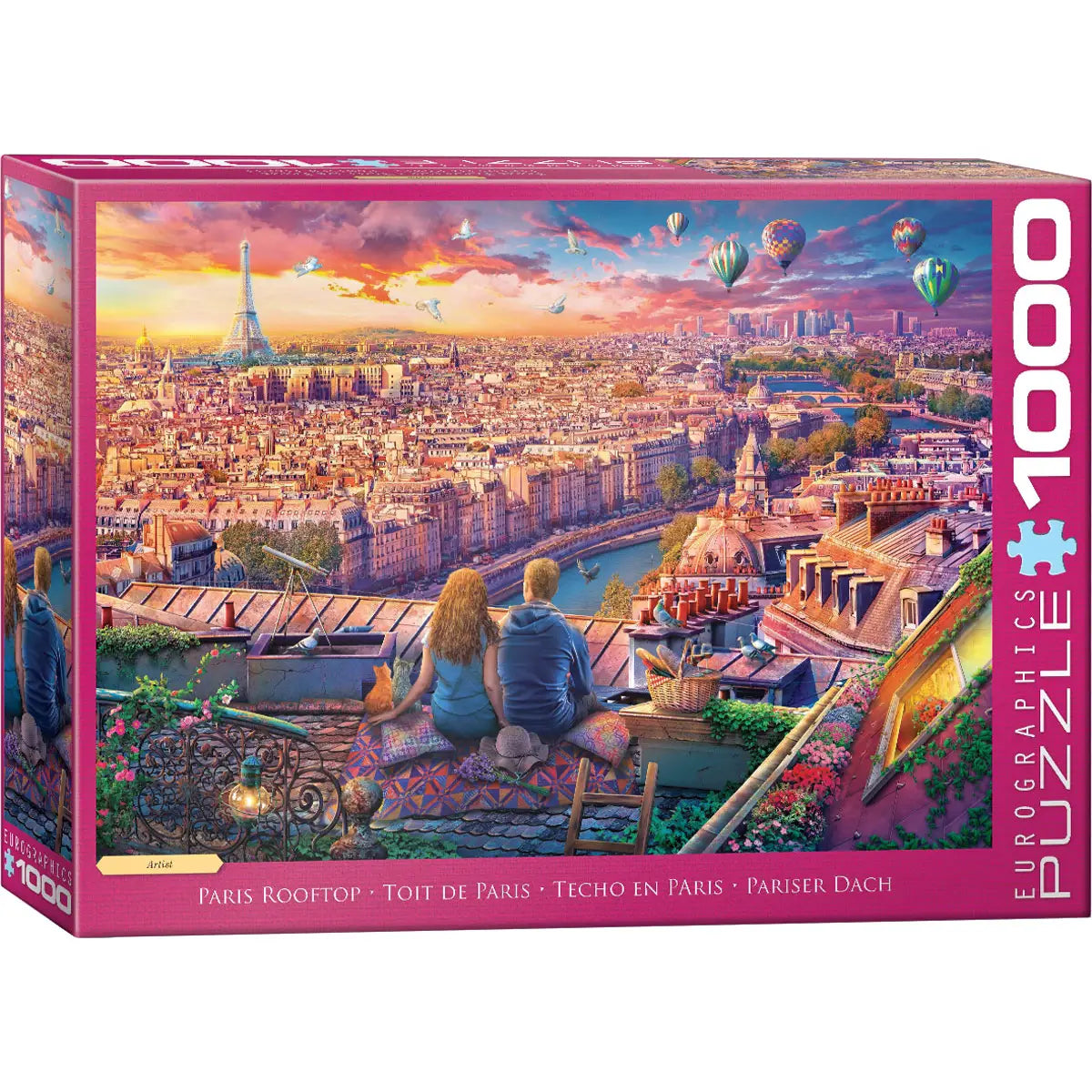 Paris Rooftop 1000 Piece Puzzle