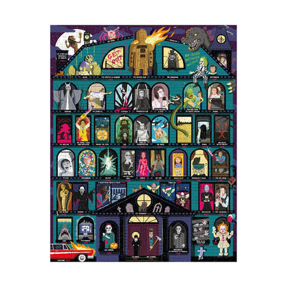 50 Must-Watch Scary Movies Bucket List 1000-piece Puzzle