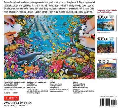 Tropical Coral Reef Marine Life - 1000 Piece Jigsaw Puzzle