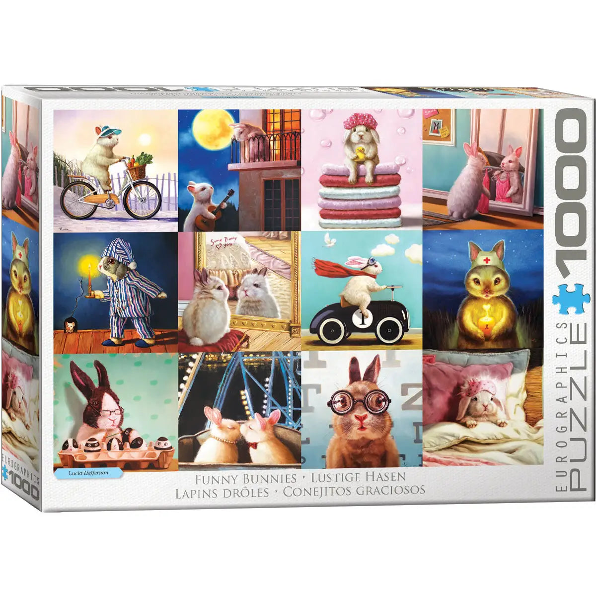 Funny Bunnies 1000 Piece Puzzle Eurographics