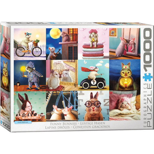 Funny Bunnies 1000 Piece Puzzle