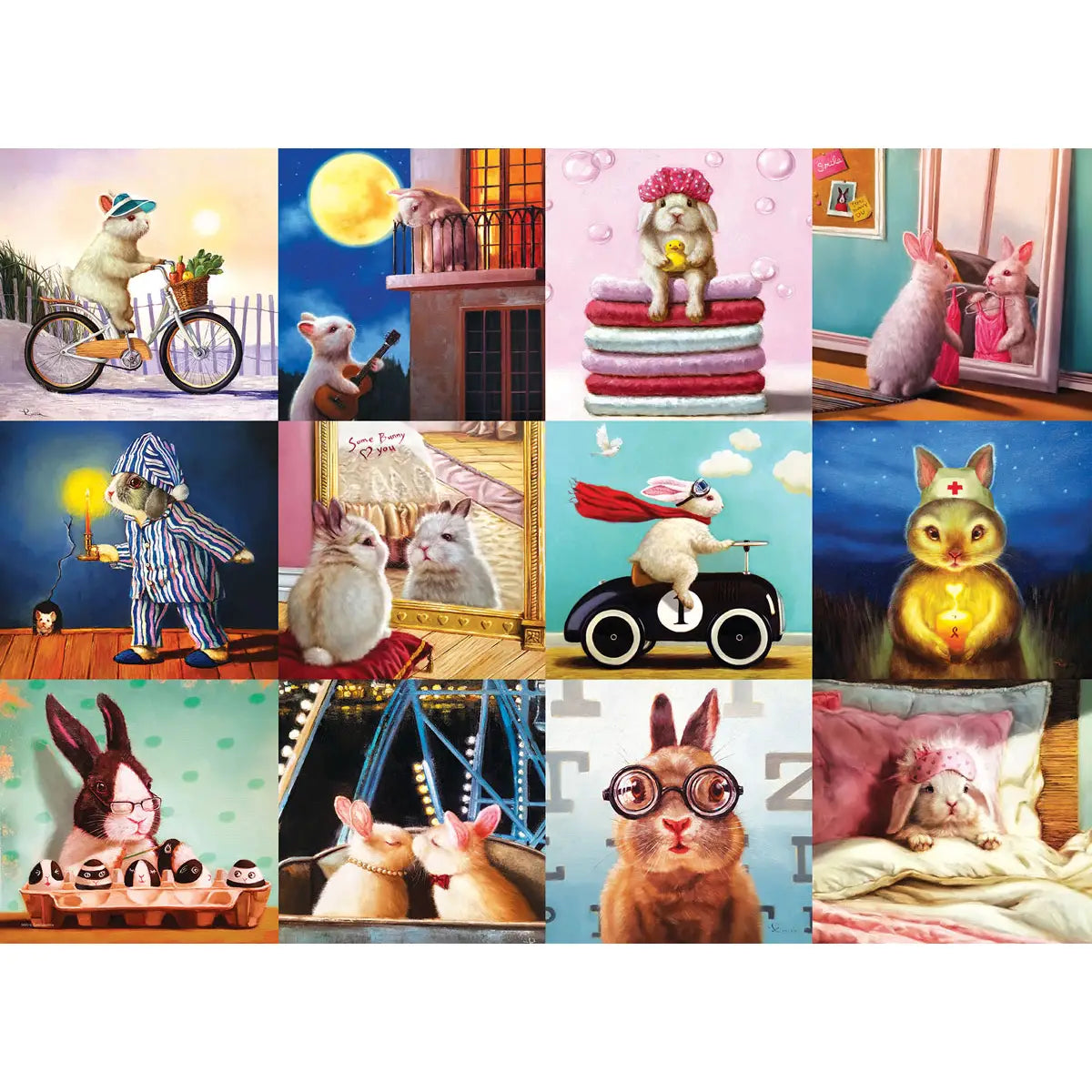 Funny Bunnies 1000 Piece Puzzle Eurographics