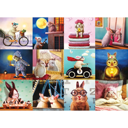 Funny Bunnies 1000 Piece Puzzle