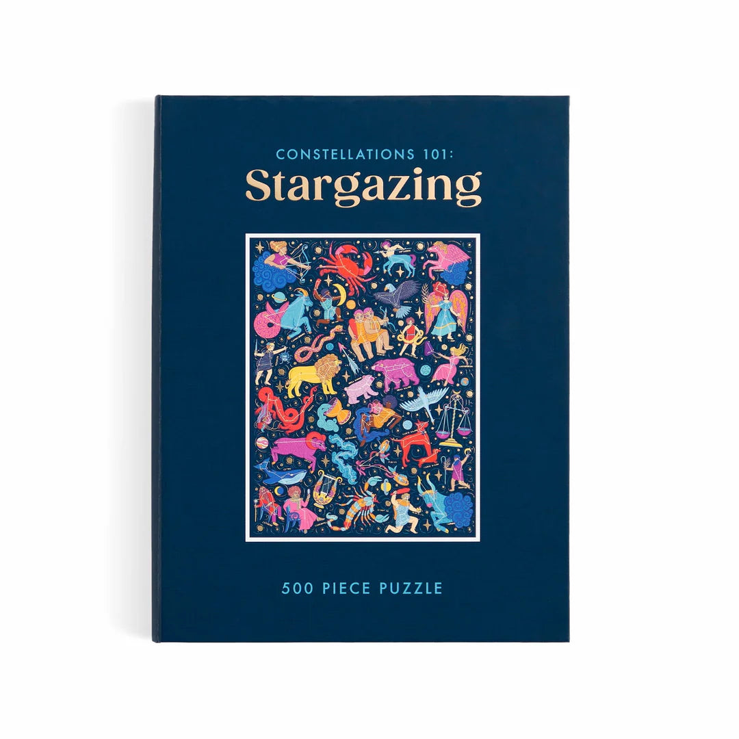 Constellations 101: Stargazing 500 Piece Book Puzzle
