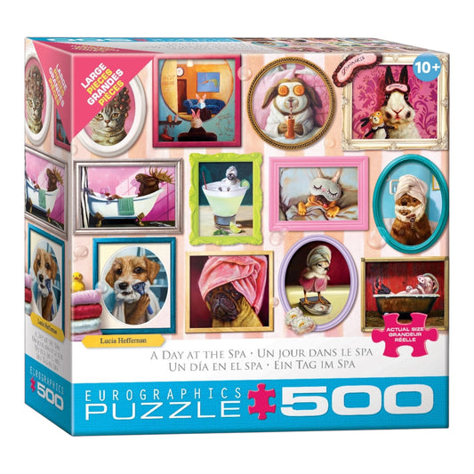 A Day At the Spa 500 Piece Jigsaw Puzzle