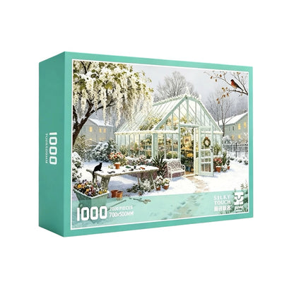 Winter Greenhouse 1000 Piece Jigsaw Puzzle Toppie