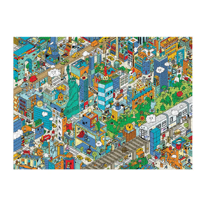 Uncovering New York City Search and Find 1000 Piece Puzzle