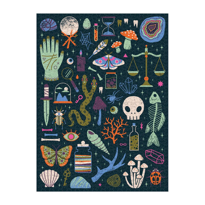 Occult and Curious 1000 Piece Glow in the Dark Puzzle