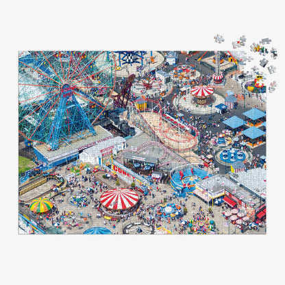 Gray Malin 1000 Piece Puzzle Coney Island