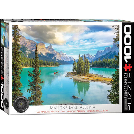 Malign Lake Alberta 1000 Piece Puzzle