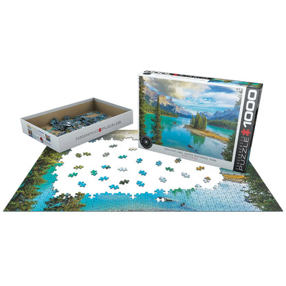 Malign Lake Alberta 1000 Piece Puzzle