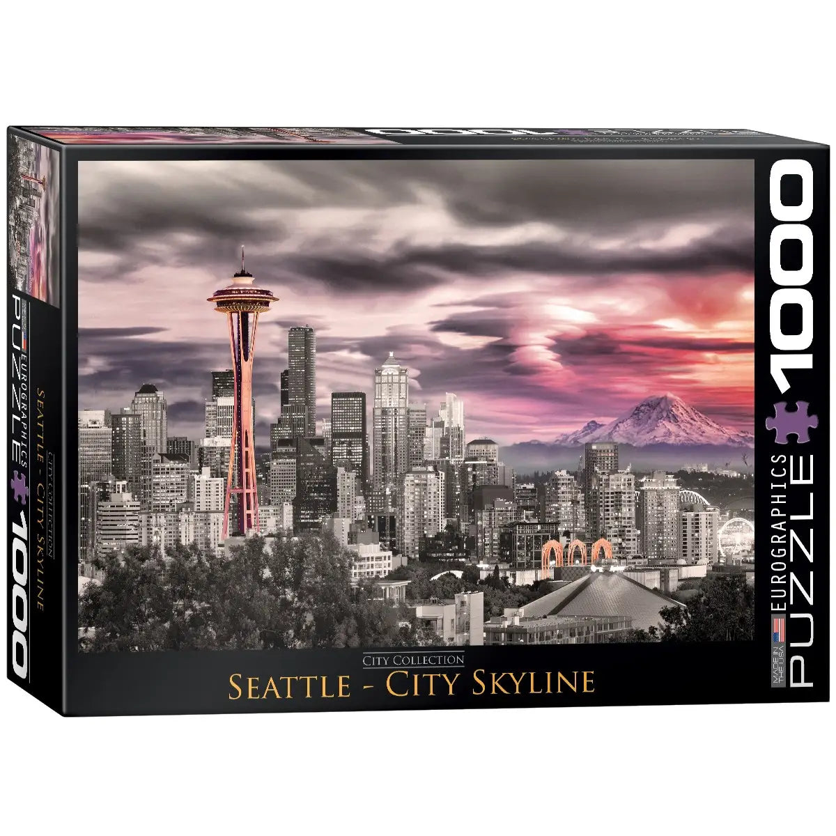 Seattle City Skyline 1000 Piece Puzzle