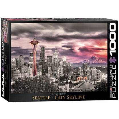 Seattle City Skyline 1000 Piece Puzzle