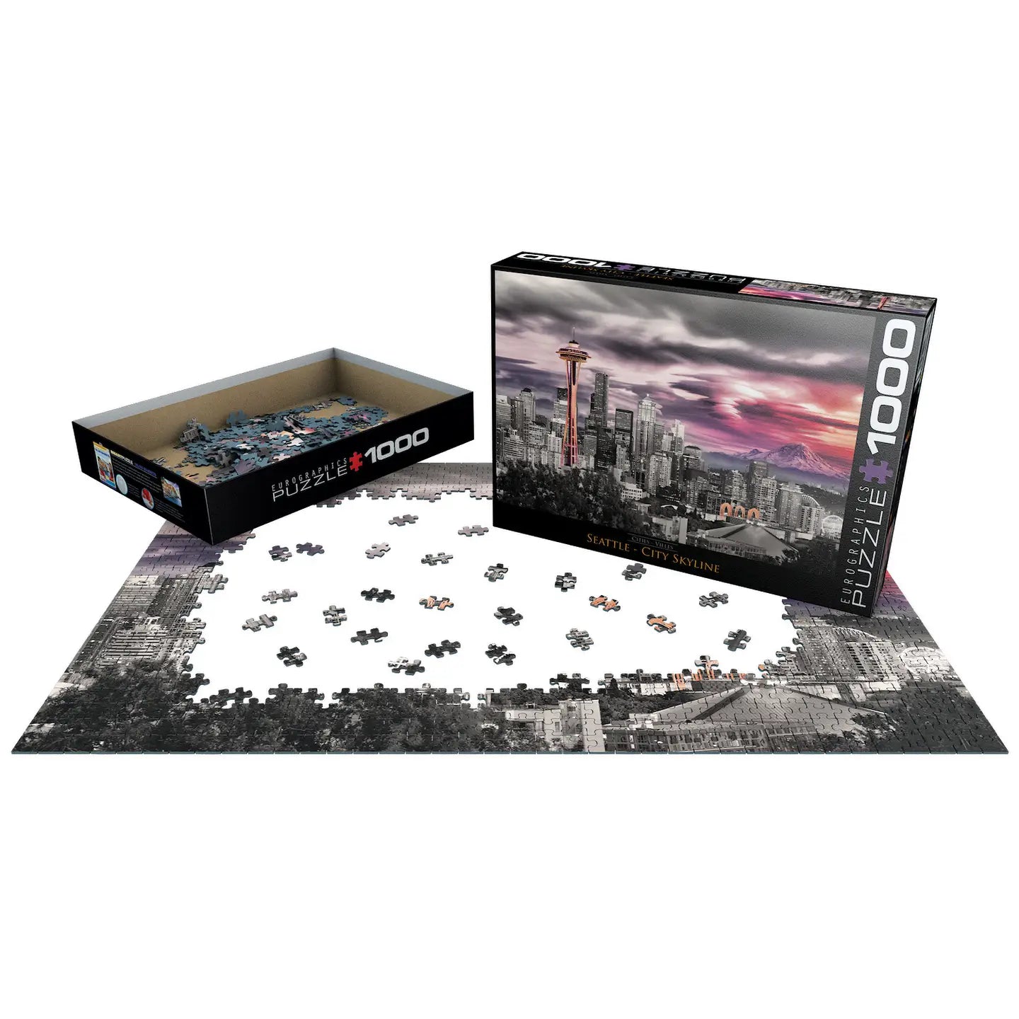 Seattle City Skyline 1000 Piece Puzzle