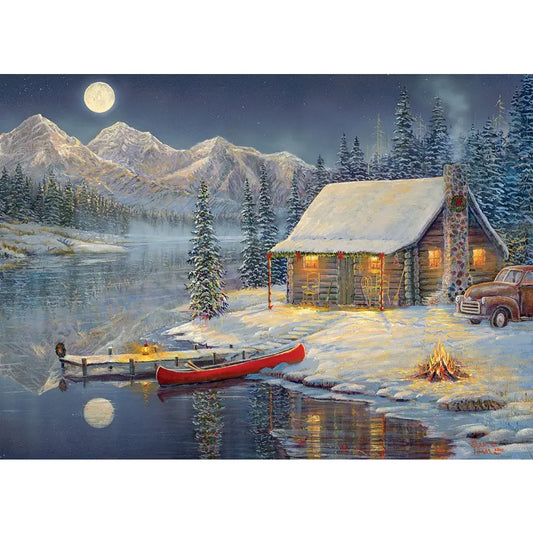 A Cozy Christmas 1000 Piece Puzzle