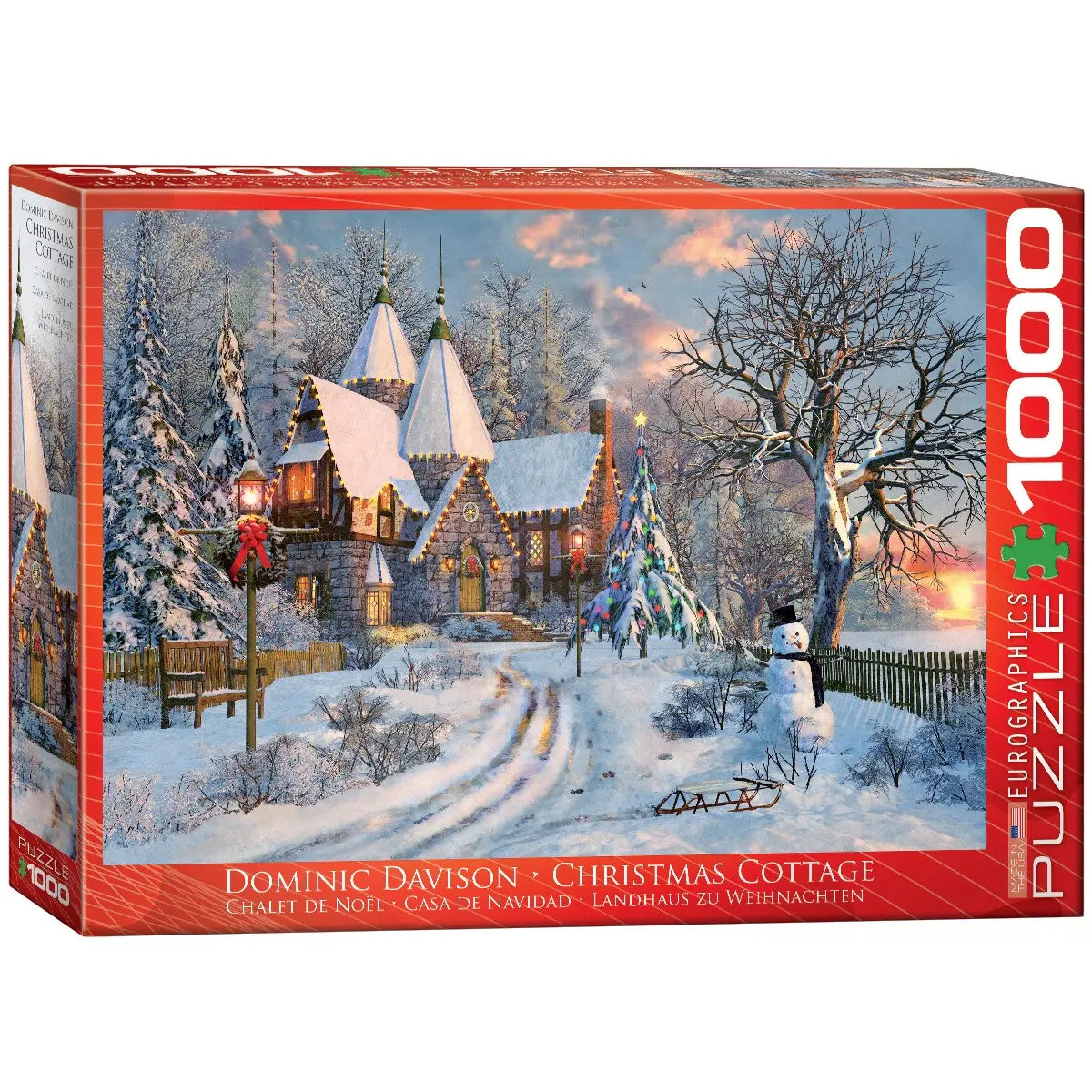 Christmas Cottage 1000 Piece Puzzle