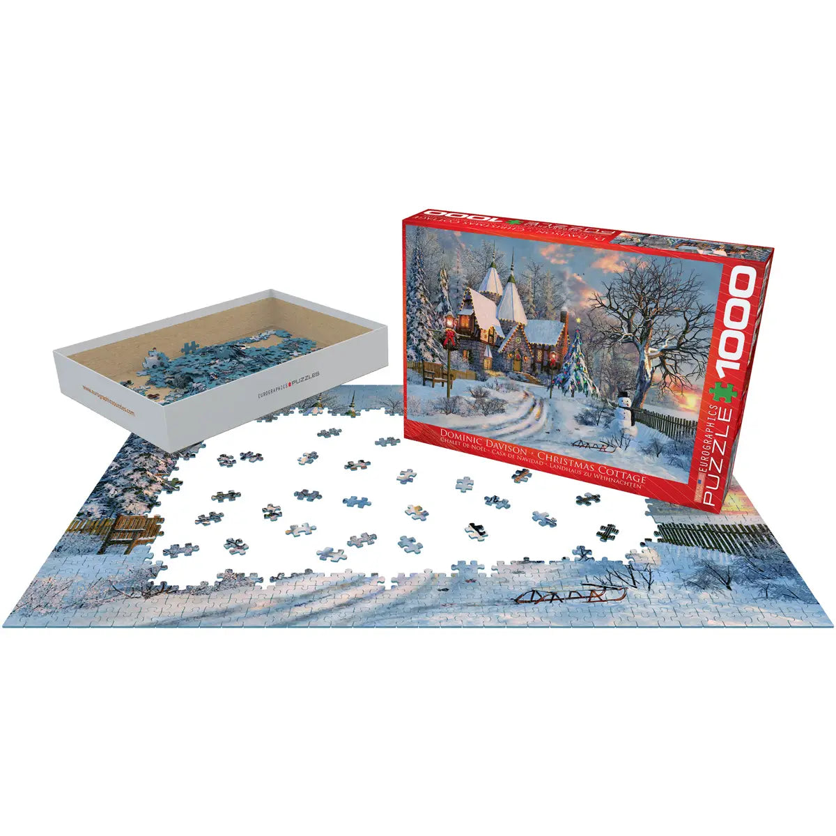 Christmas Cottage 1000 Piece Puzzle