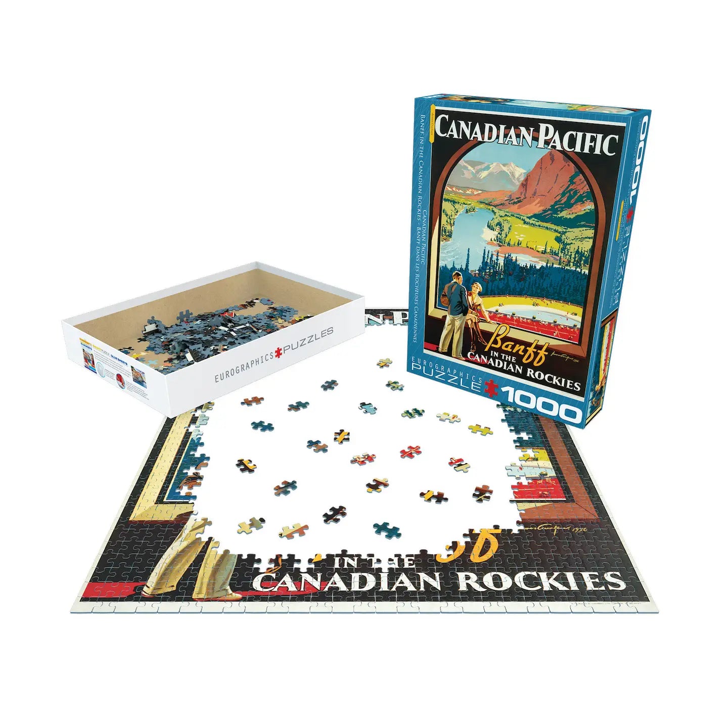 Banff in the Canadian Rockies 1000 Piece Puzzle