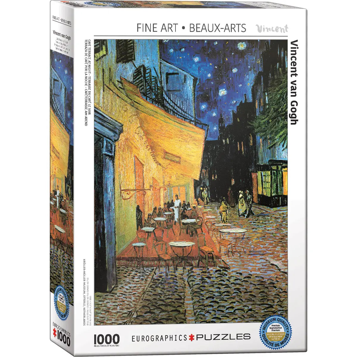 Café Terrace At Night 1000 Piece Puzzle