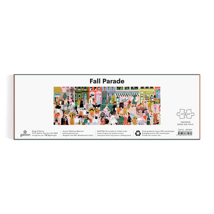 Fall Halloween Parade 1000 Piece Panoramic Puzzle