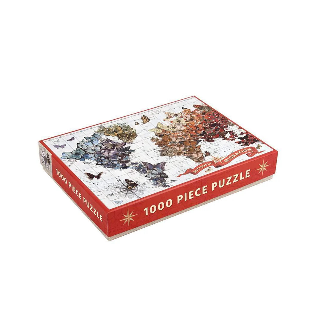 Wendy Gold Butterfly Migration 1000 Piece Jigsaw Puzzle Galison