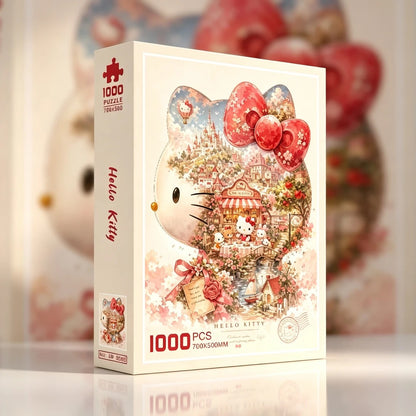 Hello Kitty Blossom Village 1000 Piece Jigsaw Puzzle Hello Kitty