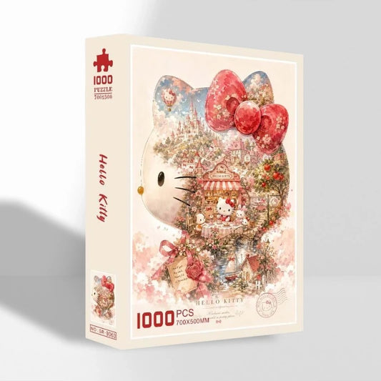 Hello Kitty Blossom Village 1000 Piece Jigsaw Puzzle Hello Kitty