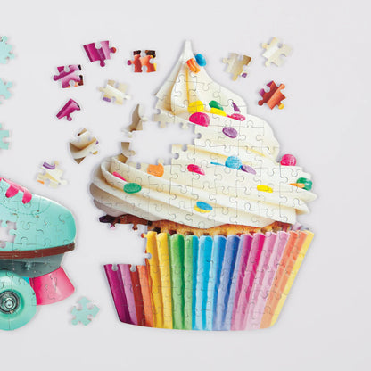 You're Sweet Cupcake 100 Piece Mini Shaped Jigsaw Puzzle