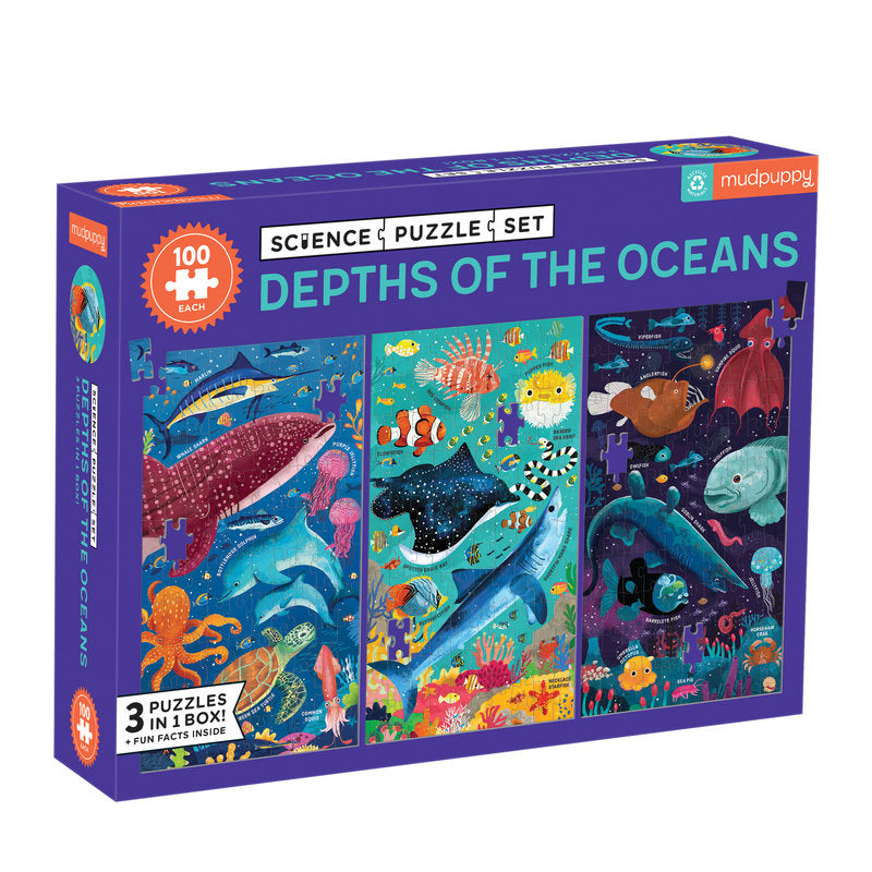 Depths of the Oceans Science Puzzle Set Mudpuppy