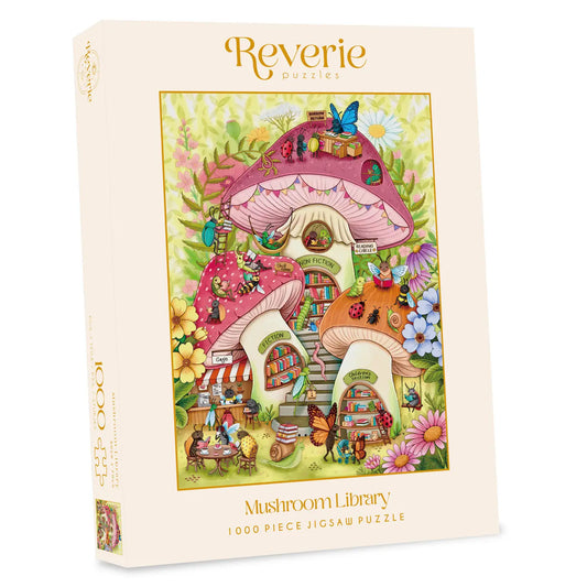 【Pre-Order】Mushroom Library 1000 Piece Jigsaw Puzzle