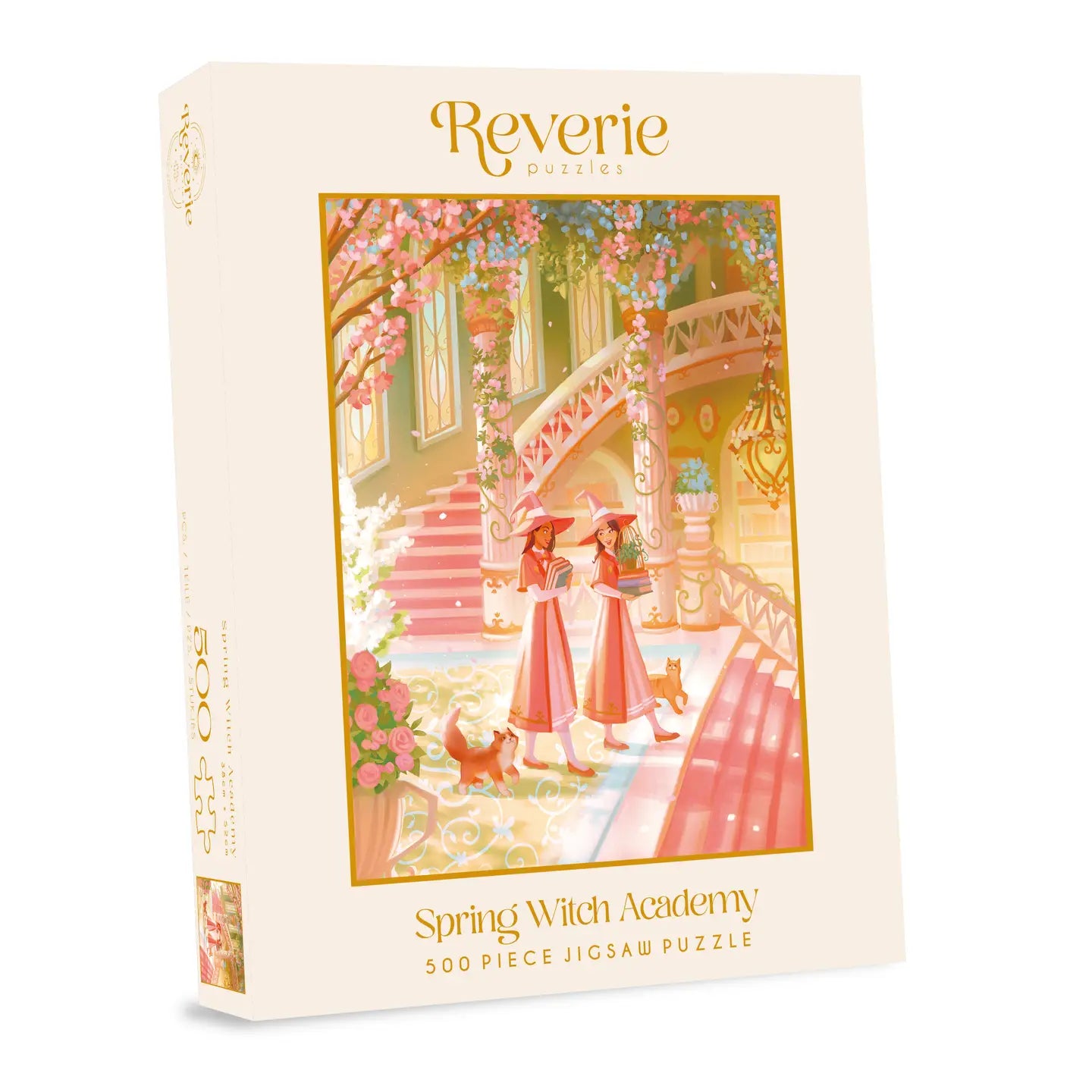 Spring Witch Academy 500 Piece Jigsaw Puzzle Reverie Puzzles