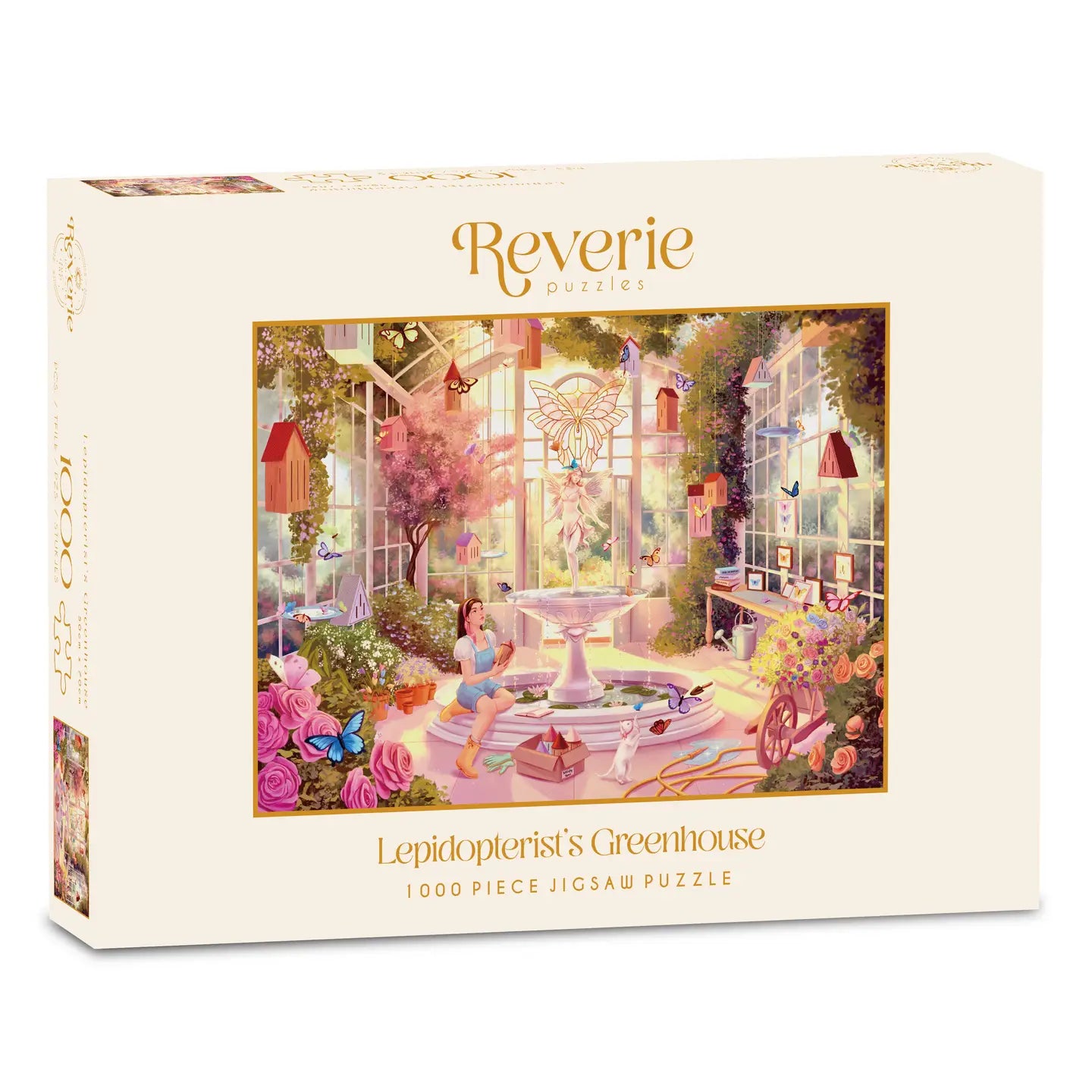 Lepidopterist's Greenhouse 1000 Piece Jigsaw Puzzle