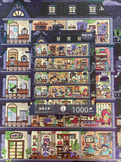Gill & Lill Weird Apartment 1000 Piece Puzzle Gill & Lill