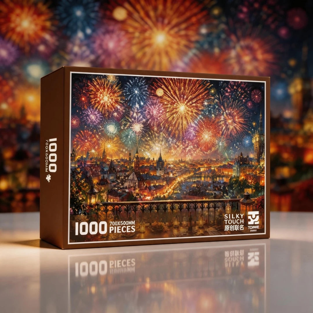 Fireworks Tribute 1000 Piece Jigsaw Puzzle Toppie