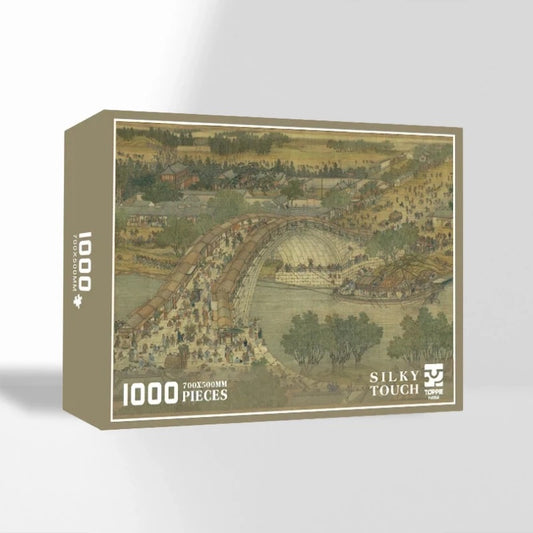 Along the River During Qingming 1000 Piece Jigsaw Puzzle Toppie
