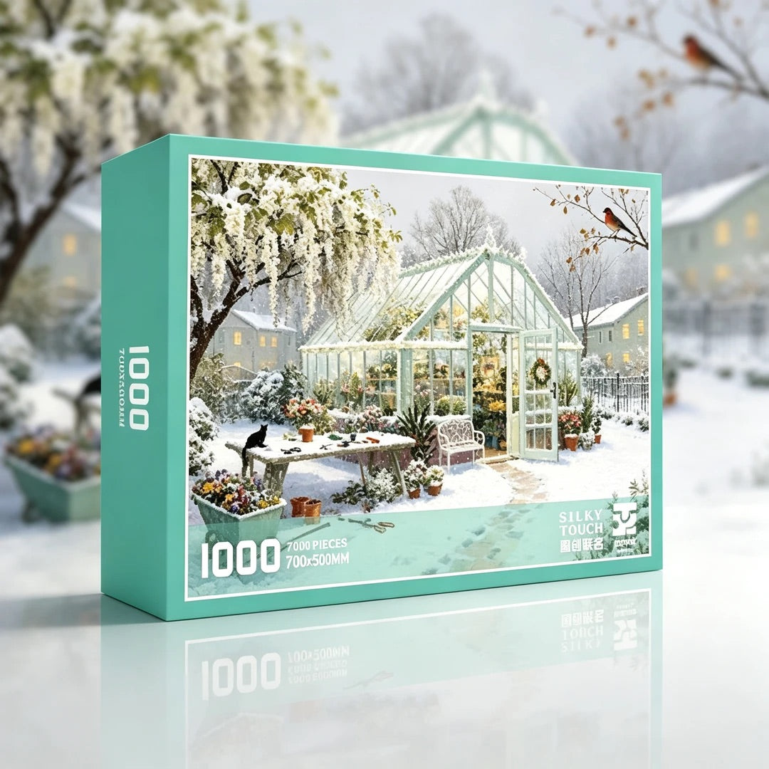 Winter Greenhouse 1000 Piece Jigsaw Puzzle Toppie
