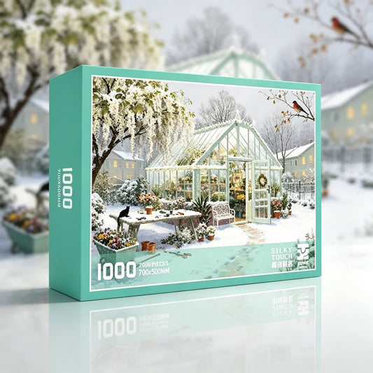 Winter Greenhouse 1000 Piece Jigsaw Puzzle Toppie