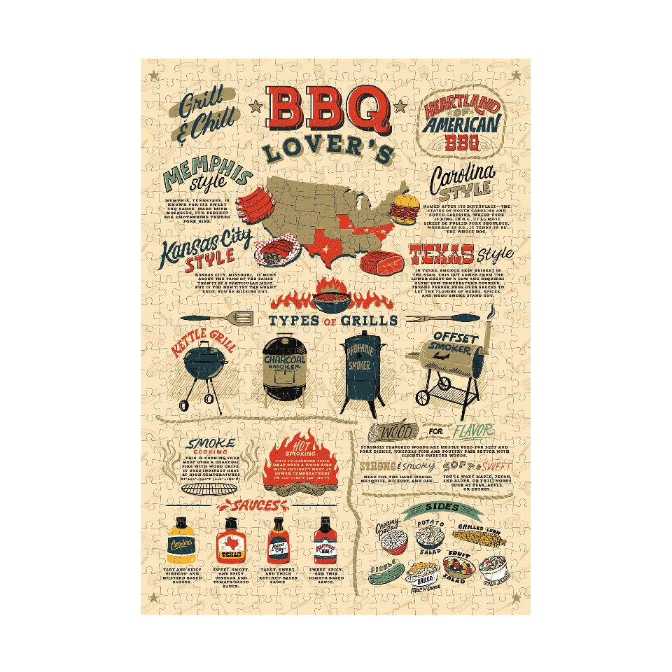 BBQ Lover's 500 Piece Jigsaw Puzzle