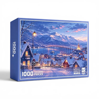 Norwegian Night 1000 Piece Jigsaw Puzzle Toppie