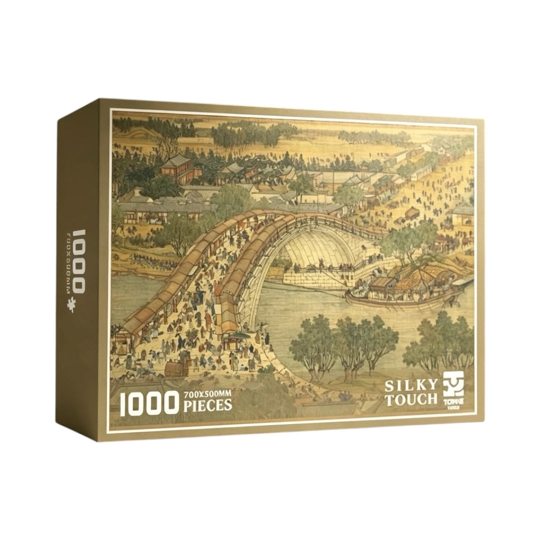Along the River During Qingming 1000 Piece Jigsaw Puzzle Toppie
