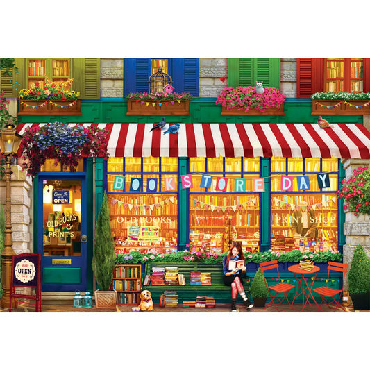 The Old Bookstore 2000 Piece Puzzle