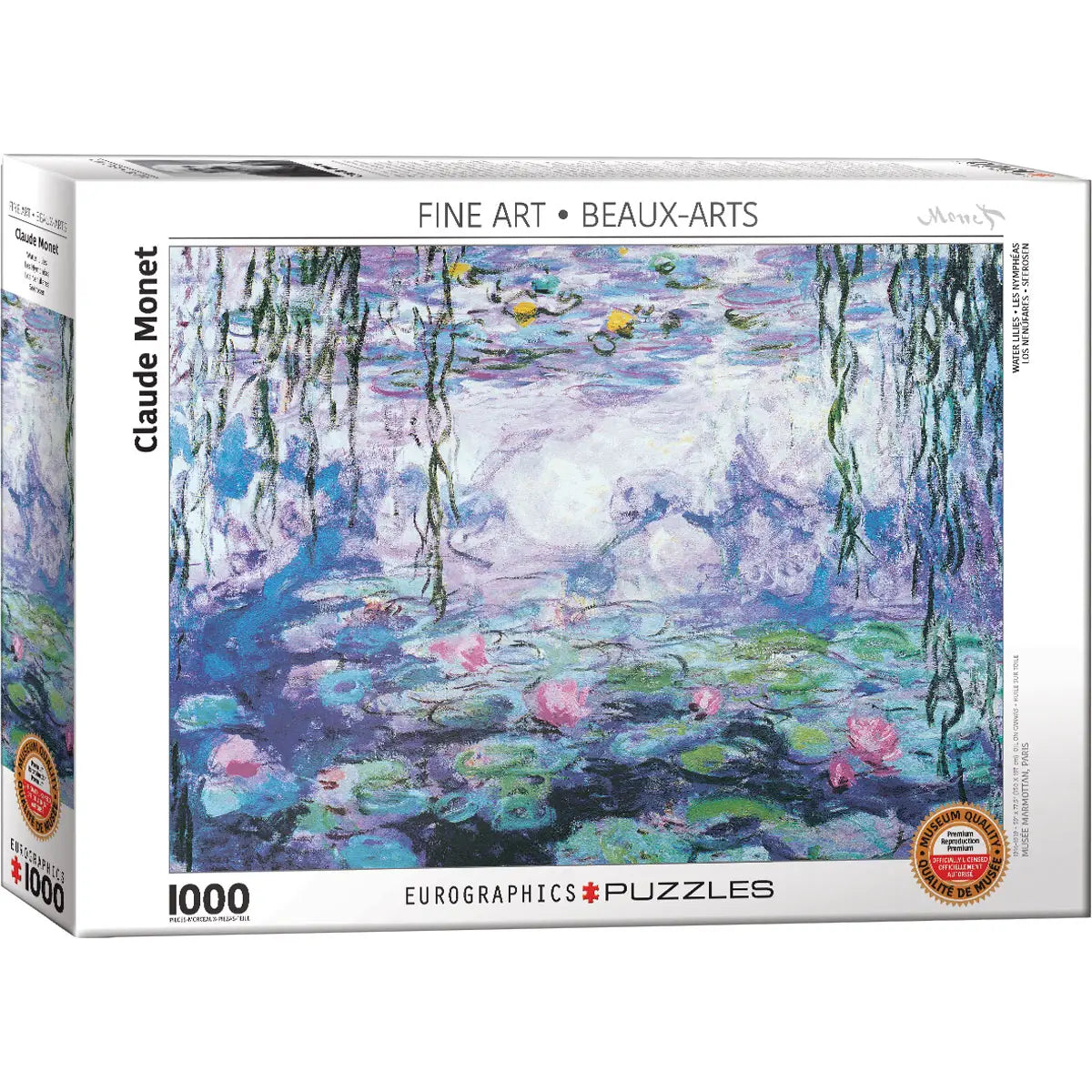 Water Lilies 1000 Piece Puzzle